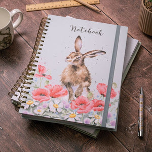 Wrendale Country Field Flower A4 Spiral Notebook