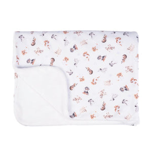 Wrendale Little Paws Baby Blanket