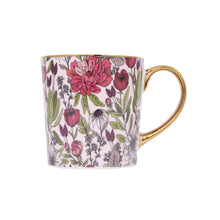 Load image into Gallery viewer, Floral and Gold Mug
