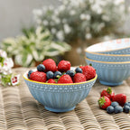 MK Bowl 15.5cm Blue Mosaic