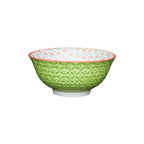 MK Bowl 15.5cm Geometric Lime