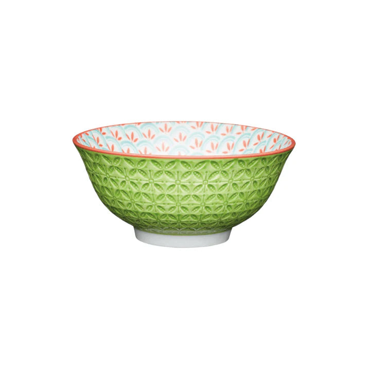MK Bowl 15.5cm Geometric Lime