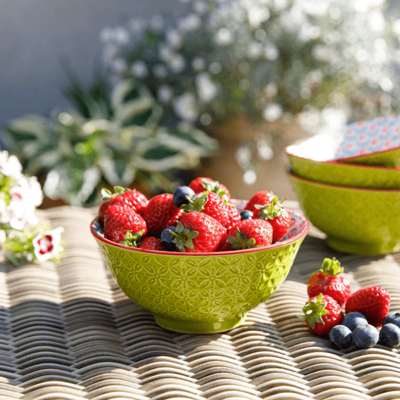 MK Bowl 15.5cm Green Blue