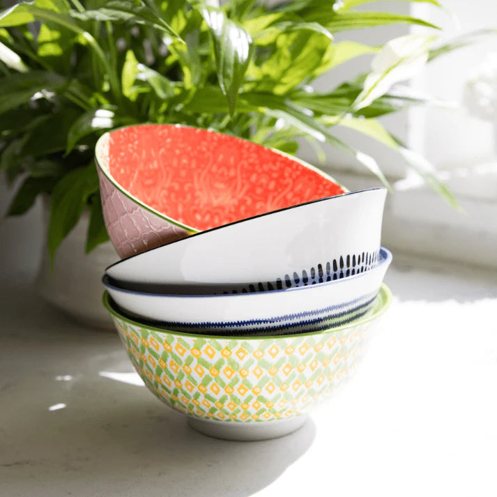 MK Bowl 15.5cm Red Damask