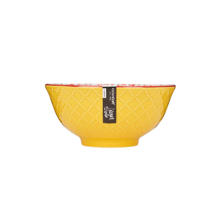 MK Bowl 15.5cm Yellow Floral