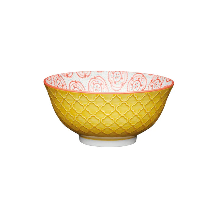 MK Bowl 15.5cm Yellow Floral