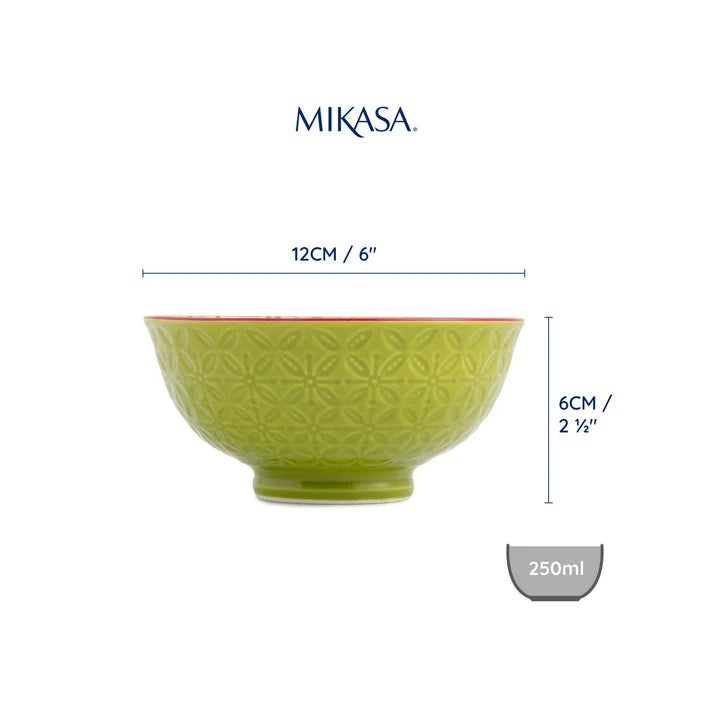 MK Green Blue Geometric Nibble 12cm