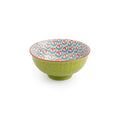 MK Green Blue Geometric Nibble 12cm