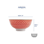 MK Grey Floral Nibble 12cm