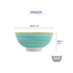 MK Indigo Chevron Nibble 12cm