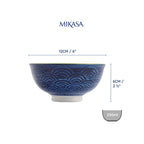 MK Blue Red Arc Nibble 12cm