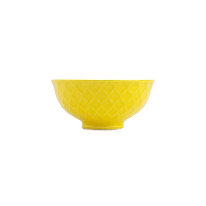 MK Yellow and Blue Geo Nibble 12cm