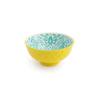 MK Yellow and Blue Geo Nibble 12cm