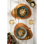 MK Coupe Bowl 21cm Geometric Leaf