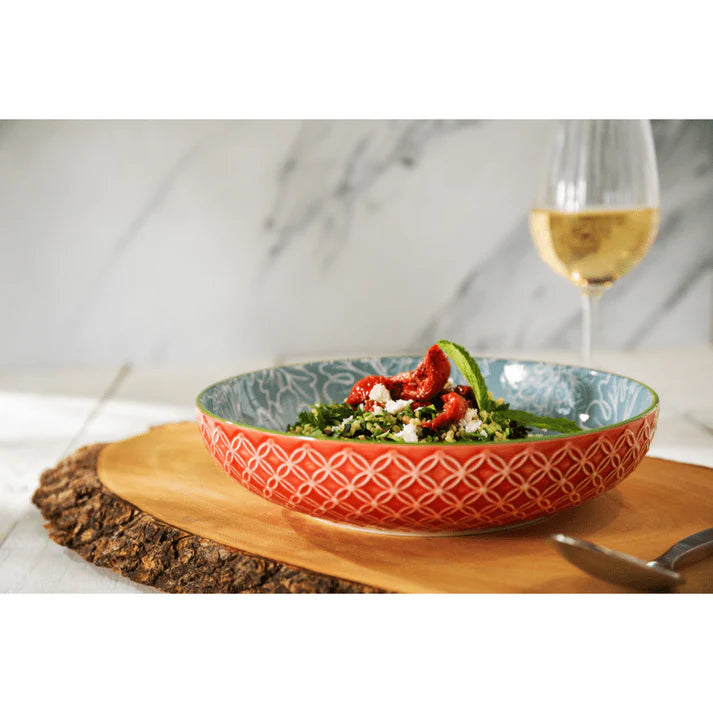 MK Coupe Bowl 21cm Geometric Leaf