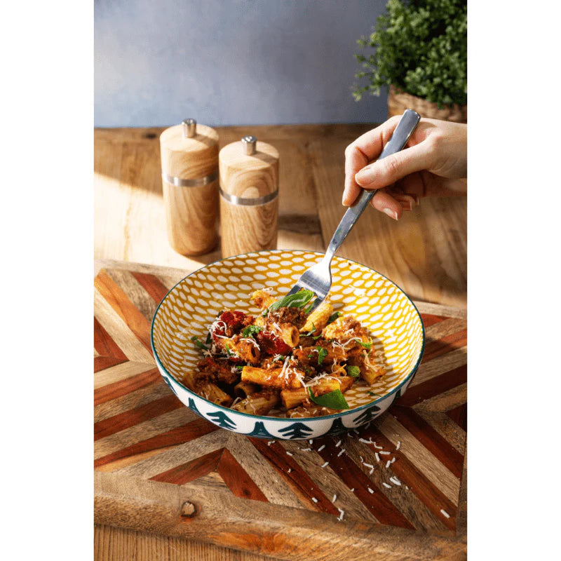 MK Coupe Bowl 21cm Green Leaf