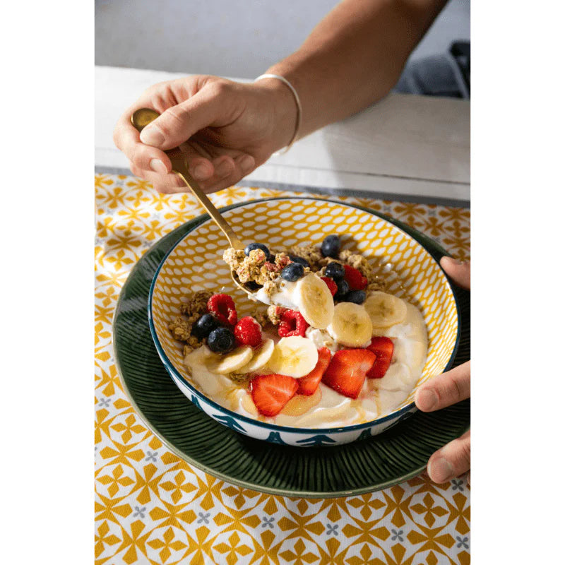 MK Coupe Bowl 21cm Green Leaf