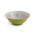 MK Green Blue Geometric Ramen 21cm