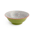 MK Green Blue Geometric Ramen 21cm