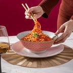 MK Floral Ramen Bowl 21cm