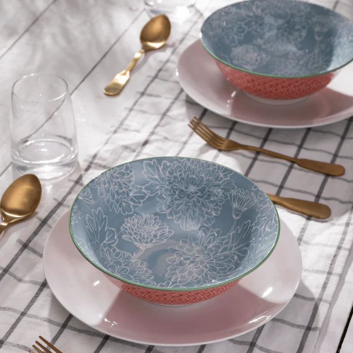 MK Floral Ramen Bowl 21cm