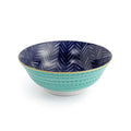 MK Indigo Chevron Ramen Bowl 21cm