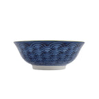 MK Blue Red Arc Ramen Bowl 21cm