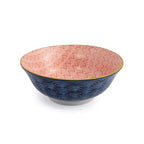 MK Blue Red Arc Ramen Bowl 21cm