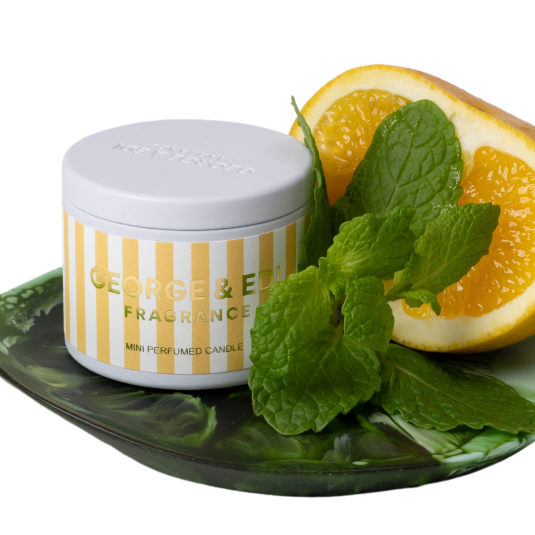 Grapefruit & Mint Tin Candle