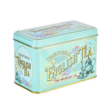 Load image into Gallery viewer, Vintage Victorian 40 Tea Tin Mint Green