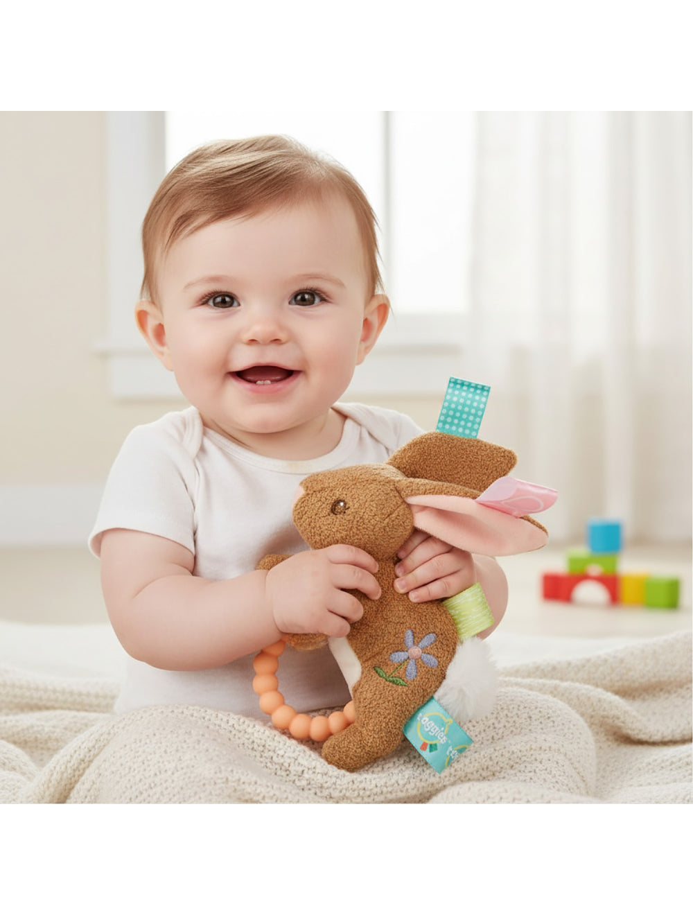 Taggies Harmony Bunny Teether