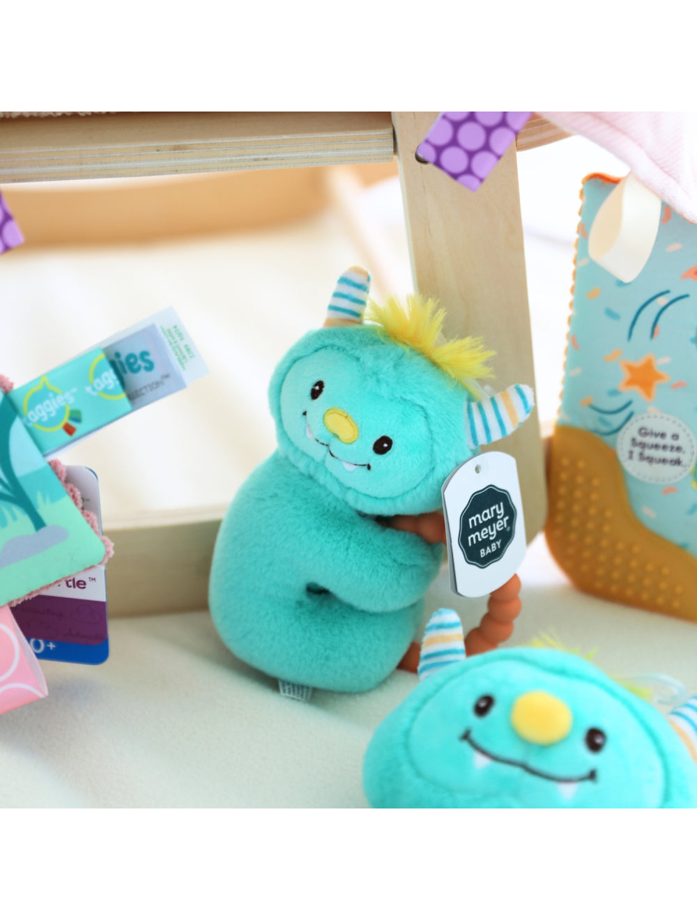 Mookie Monster Teether Rattle