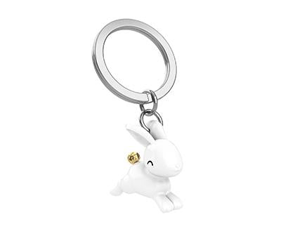 Flying Bunny Keychain