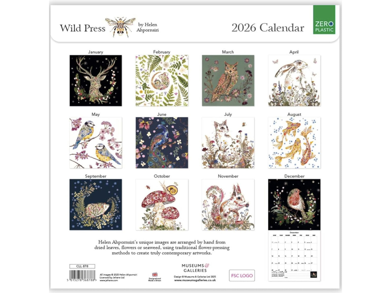 Wild Press 2026 Wall Calender
