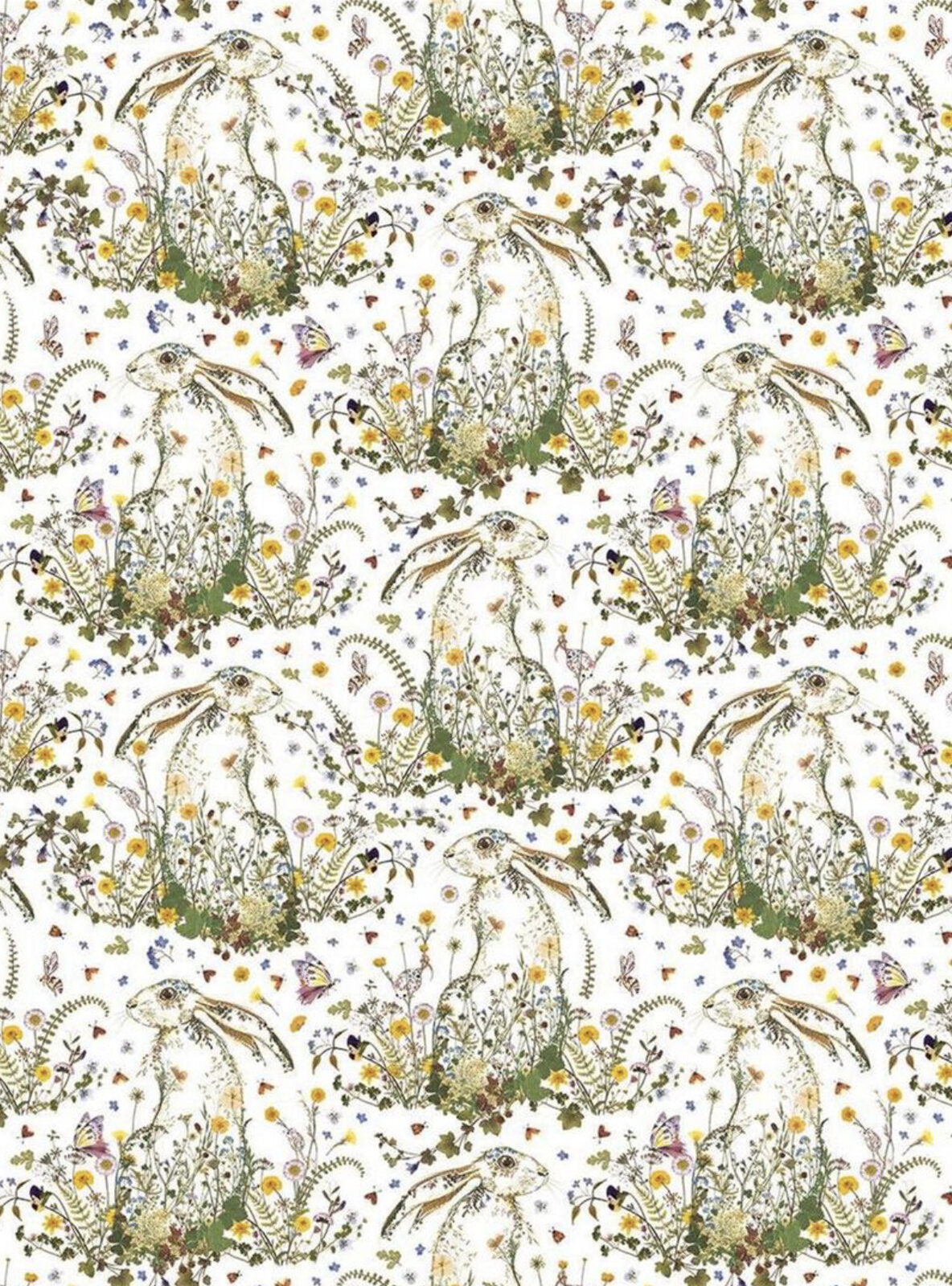 Wildflower Hare Tissue Paper