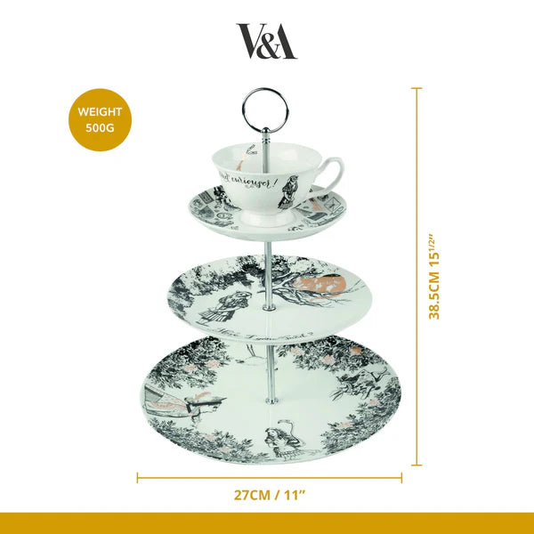 V&A Alice Cake Stand 3 Tier