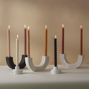 Paddywax Taper Candles Gold 4pack