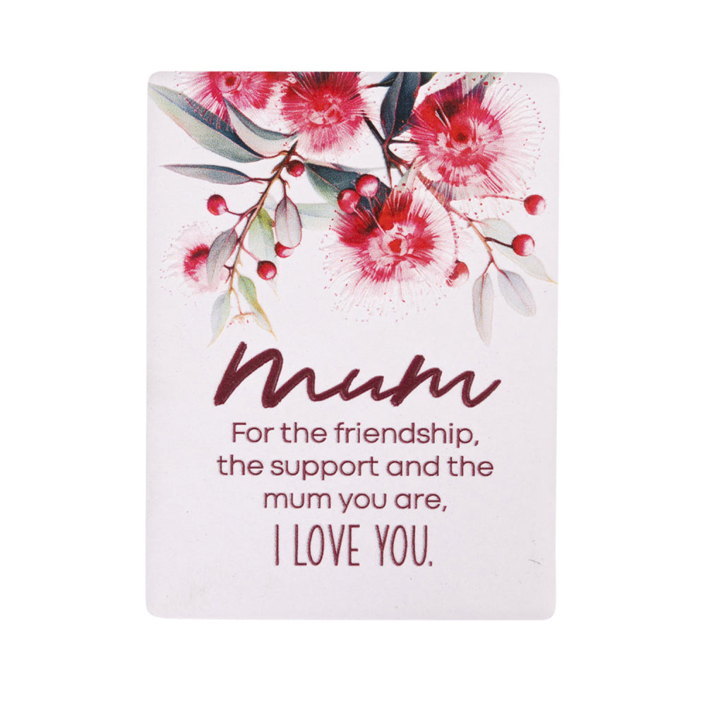 Native Blooms Mum Ceramic Magnet