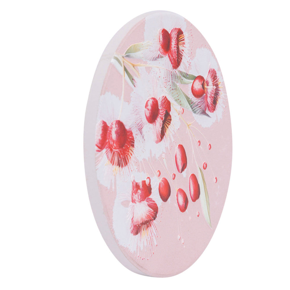 Native Blooms Pink Floral Ceramic Coaster