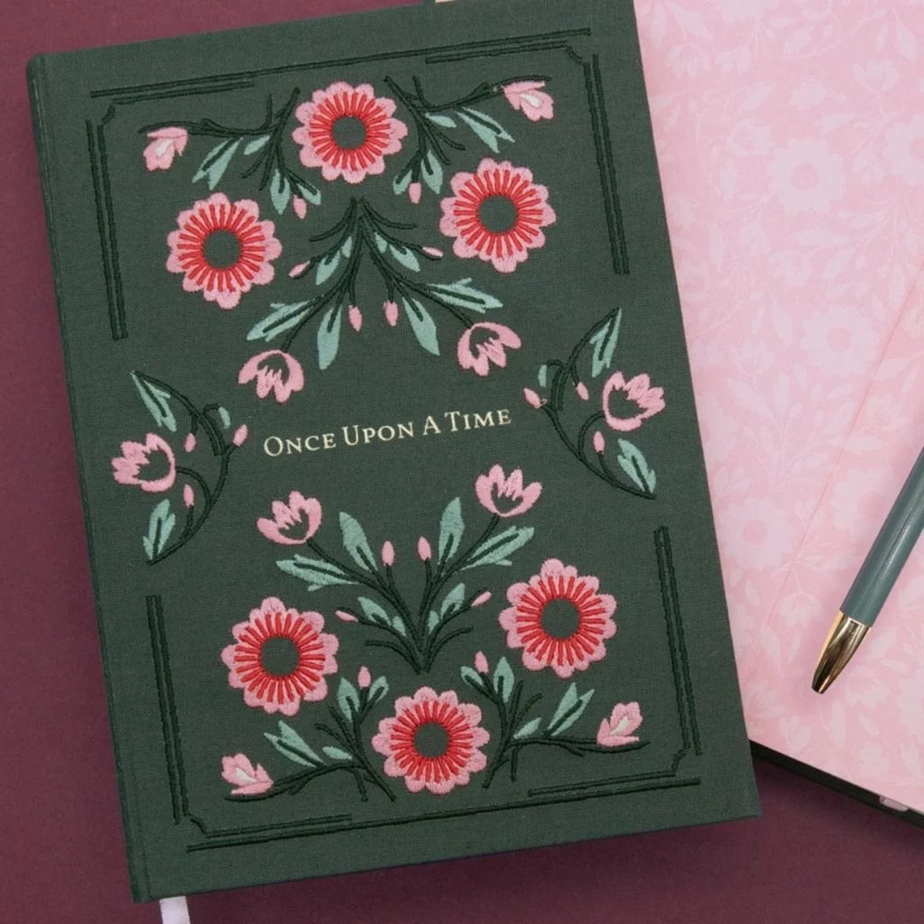 Reading Room Embroidered Journal
