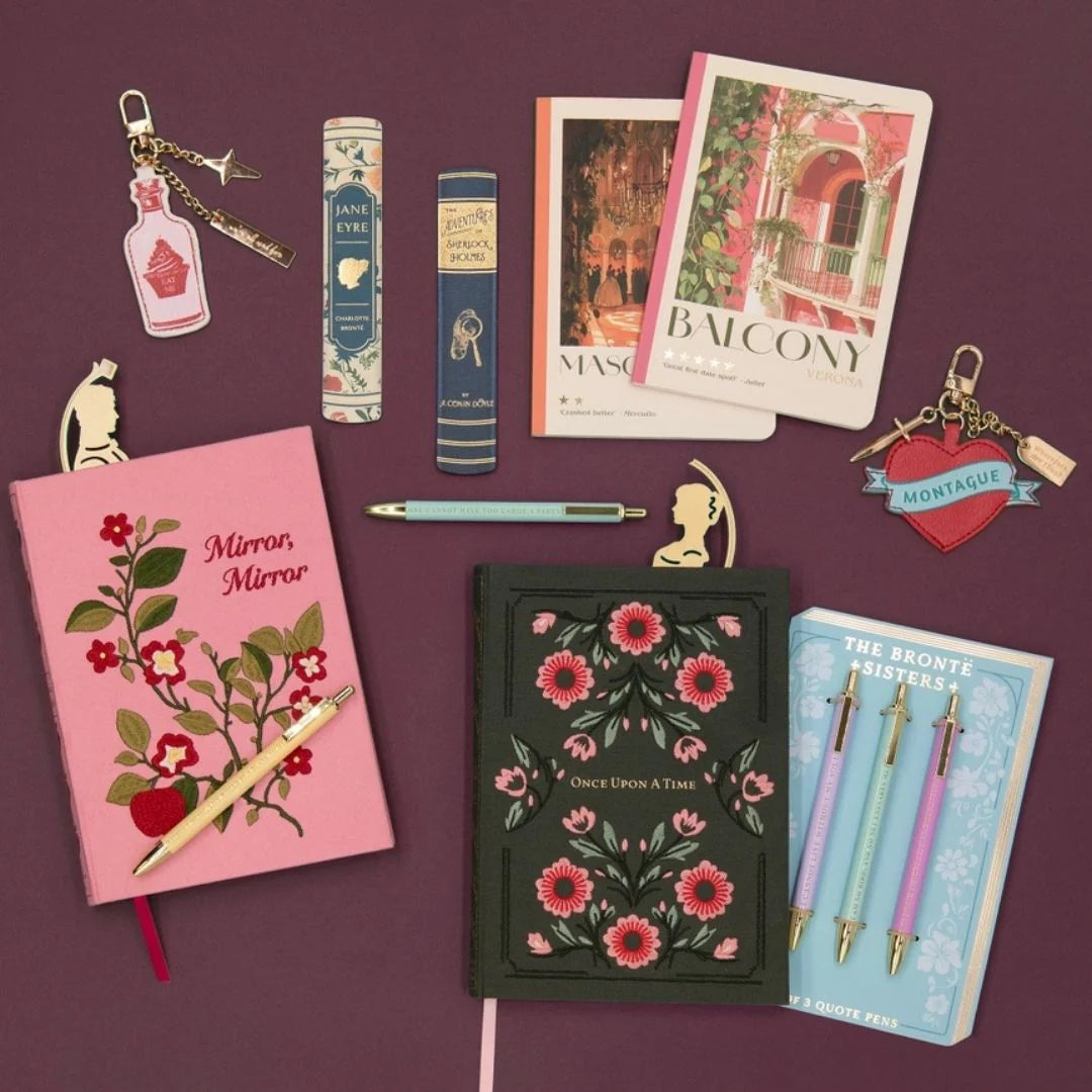 Reading Room Embroidered Journal