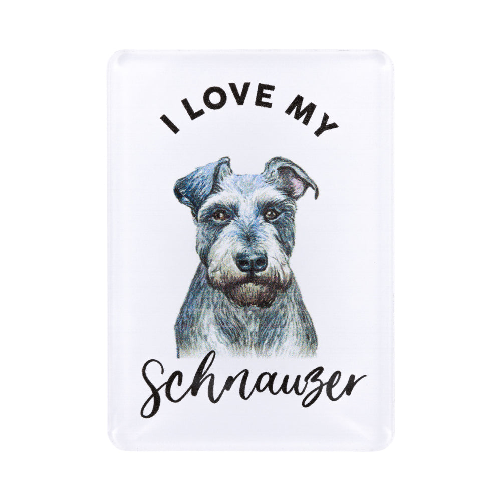 Schnauzer Acrylic Magnet