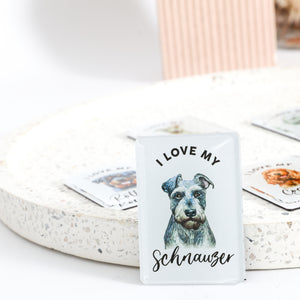 Schnauzer Acrylic Magnet
