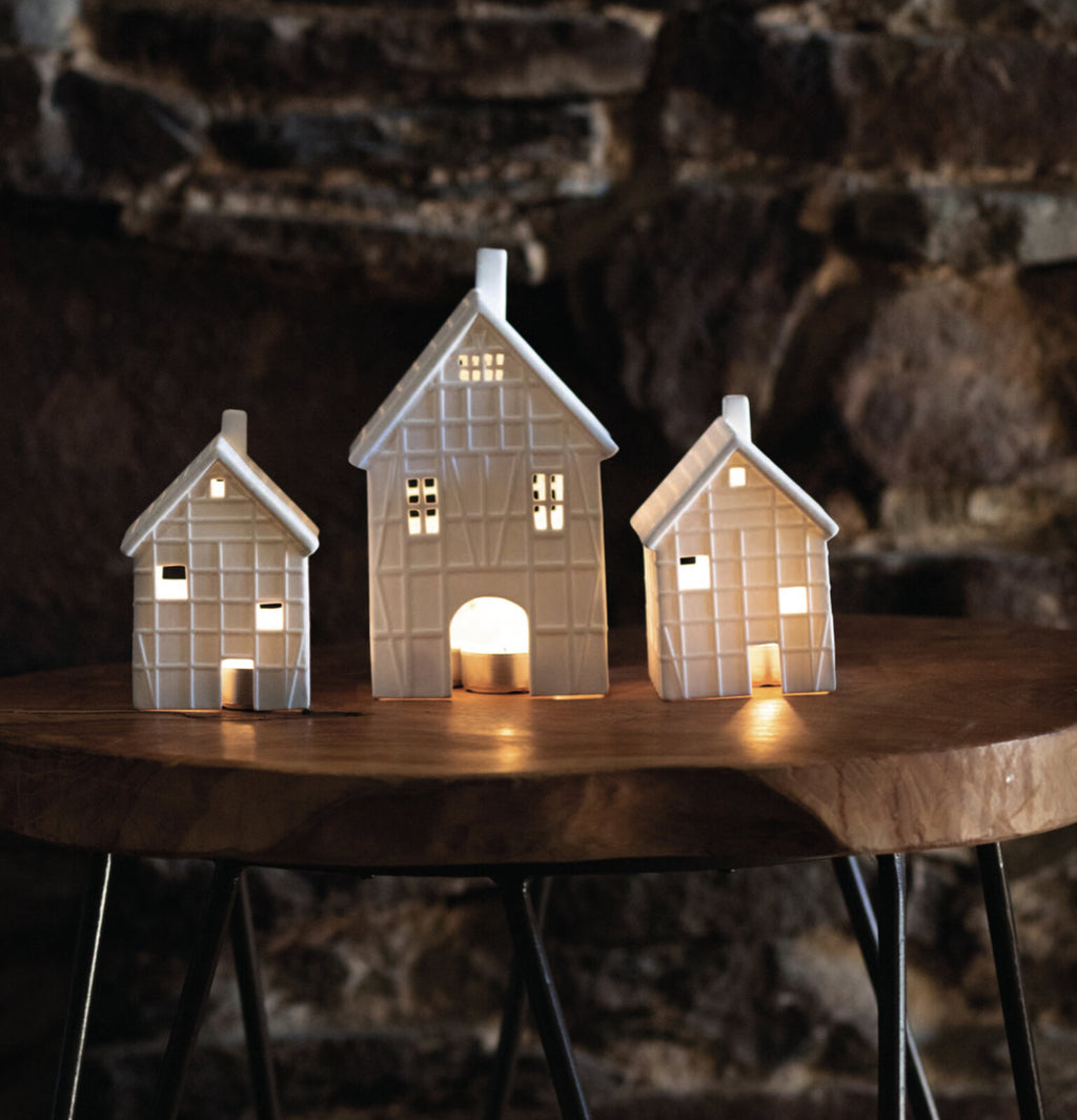 Small Illuminated Tealight House