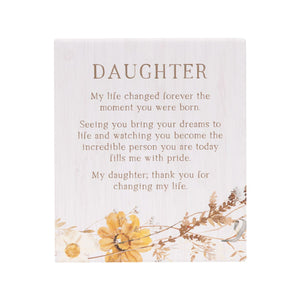 Rustic Meadow Daughter Verse