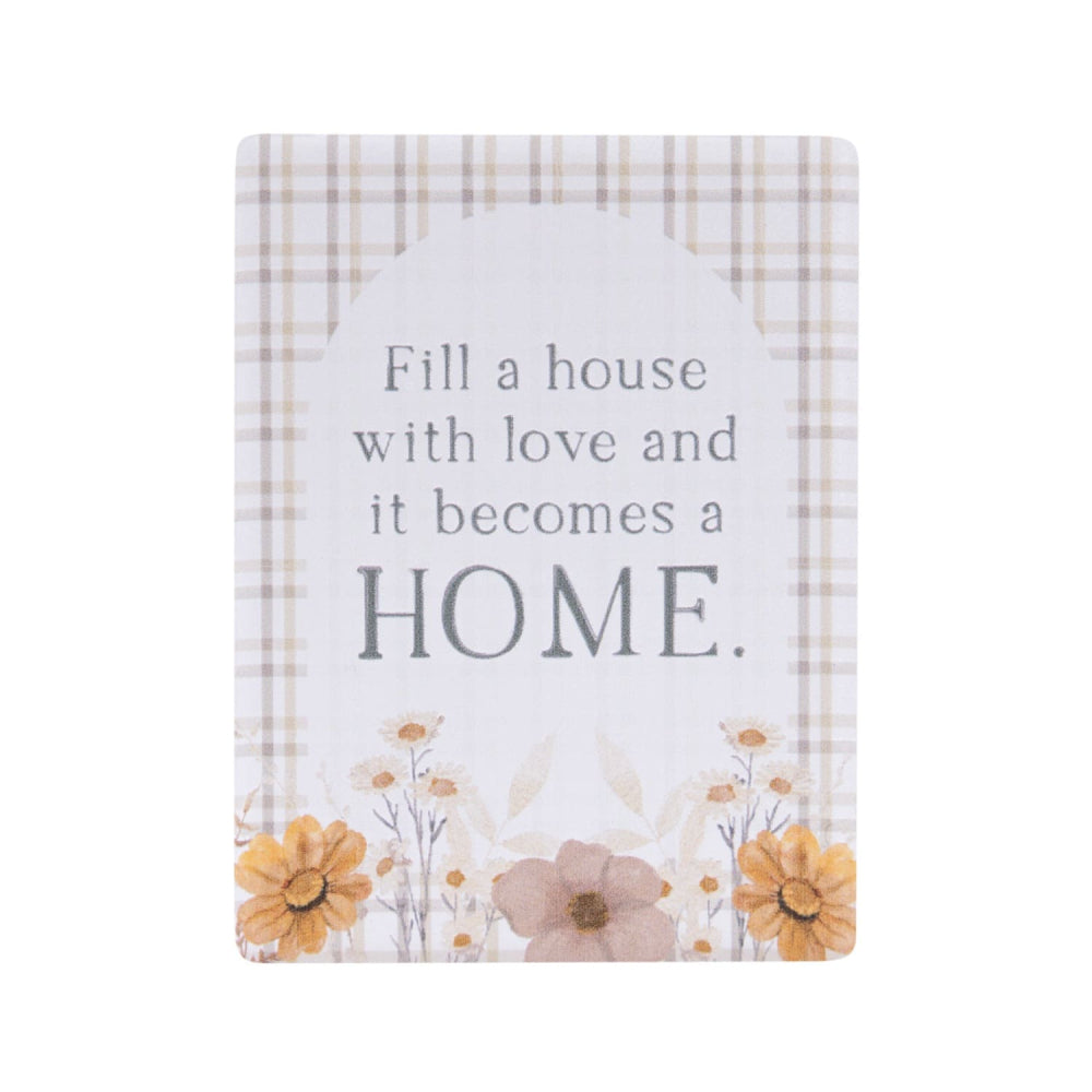 Rustic Meadow Home Ceramic Magnet