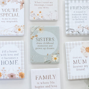 Rustic Meadow Sisters Magnet