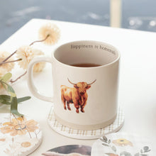 Load image into Gallery viewer, Rustic Meadow Highland Cow Mug
