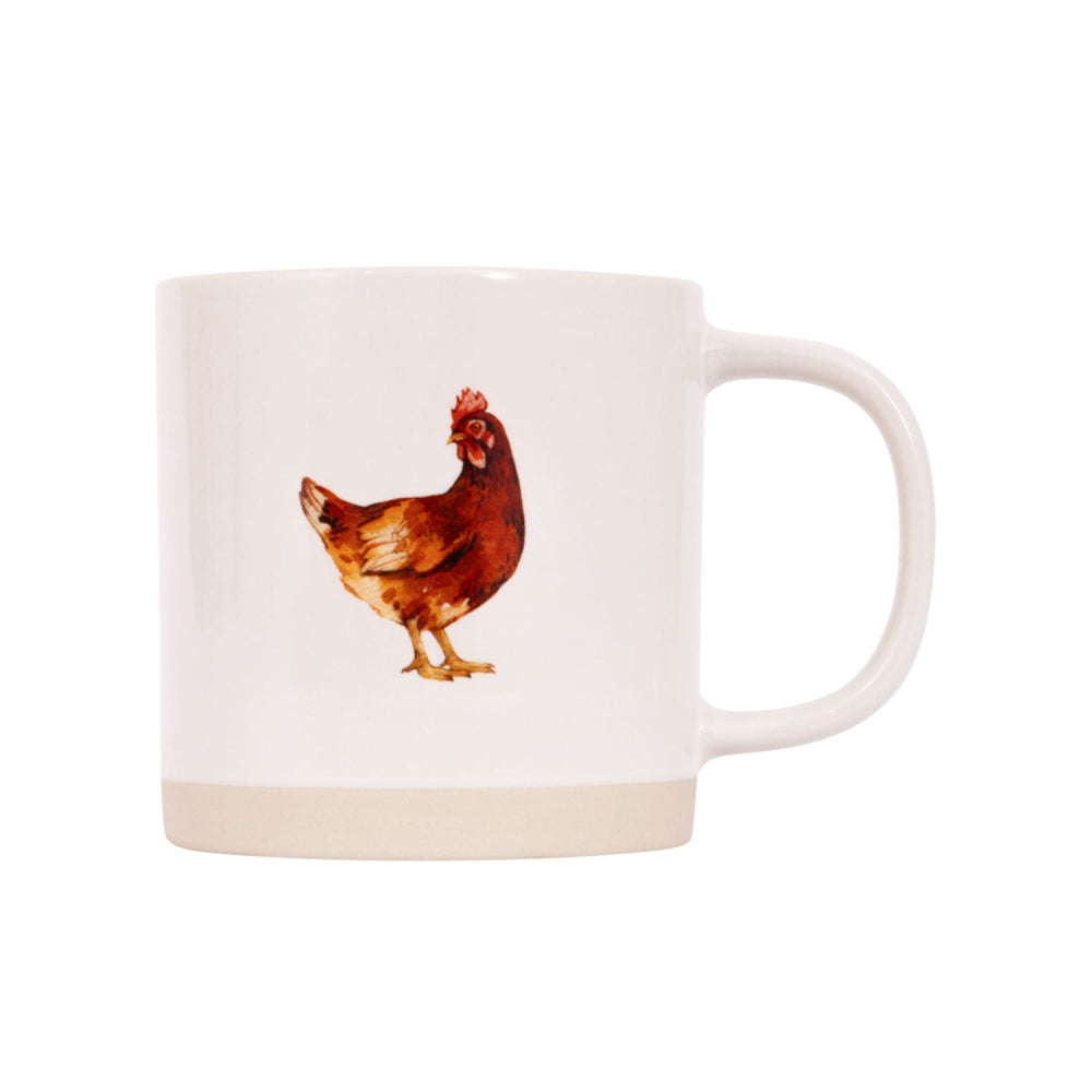 Rustic Meadow Chicken Mug