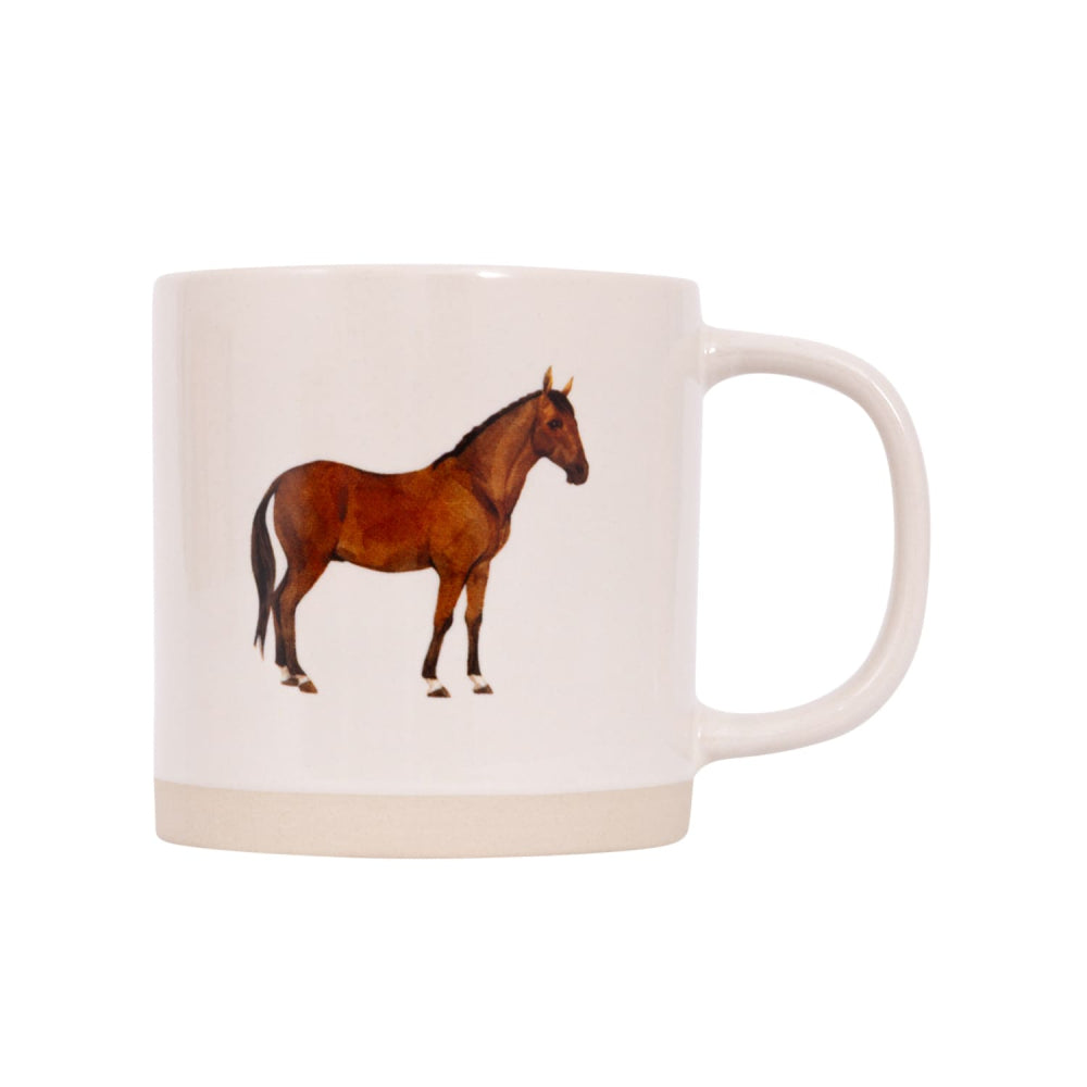 Rustic Meadow Horse Mug